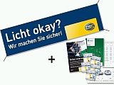 Das HELLA Spannband und Lichttest-Paket für Werkstätten.